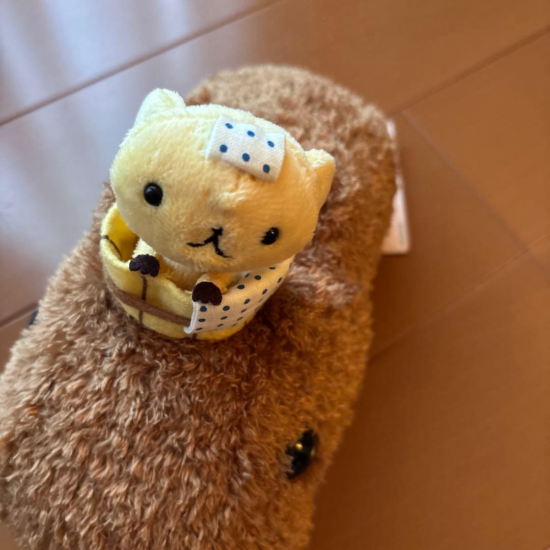 平成レトロ　初期　カピバラさん　ぬいぐるみ　温泉　動くマスコット