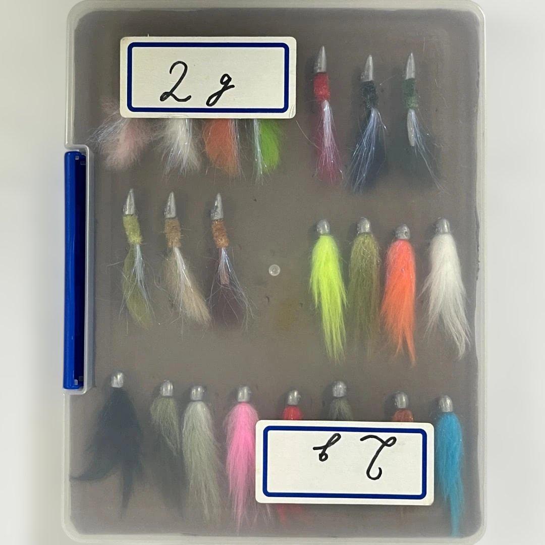 【迅速配送】ハートデザイン フェザールアー 2.0g 各種 22個 ケース付