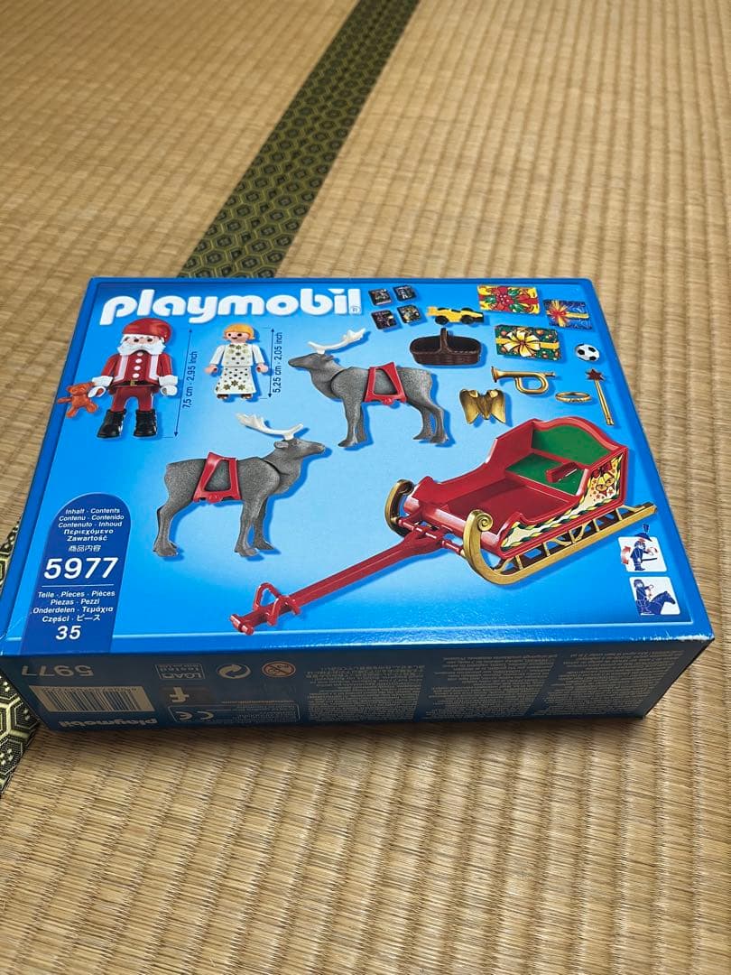 5977 プレイモービル　未開封　聖ニコラス　サンタ　ソリ　クリスマス