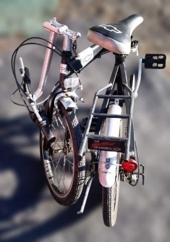値下げ：19800を17000円へ。シボレー折りたたみ自転車 千葉県船橋市発】
