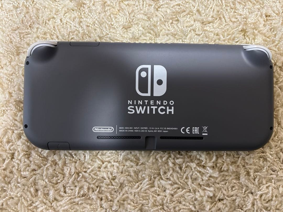 Nintendo Switch Lite グレー 本体 充電器・専用ケース付き
