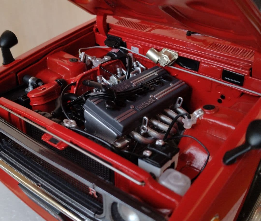 京商 1/18 日産 スカイライン 2000 GT-R 赤