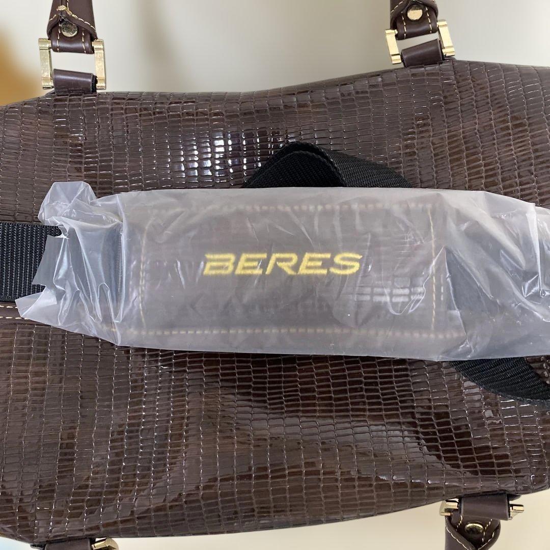 本間ゴルフ　BERES クロコダイル風ゴルフバッグ 中型
