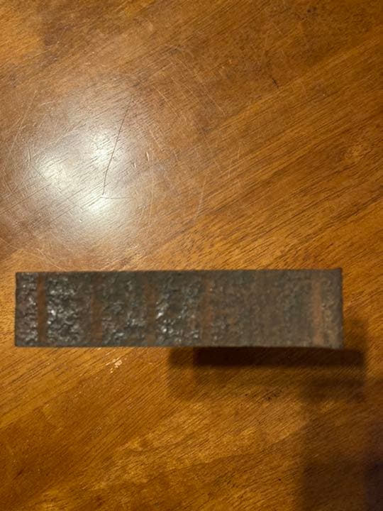 レール　切断片　鉄道レール　東武鉄道？　カットレール　鉄道コレクター