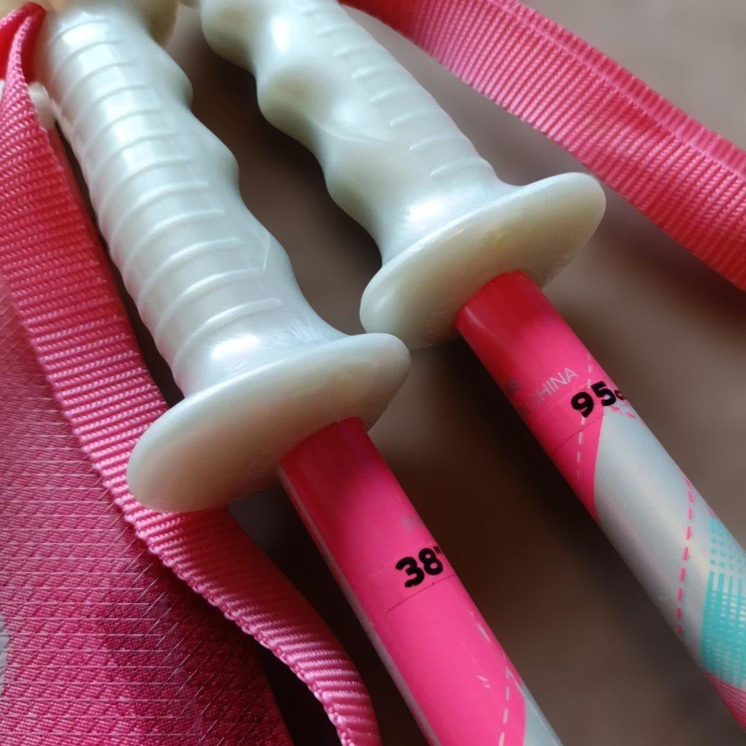 【高学年用】ダイナスター スキーセット板130cm、ブーツ23.0、ストック付き