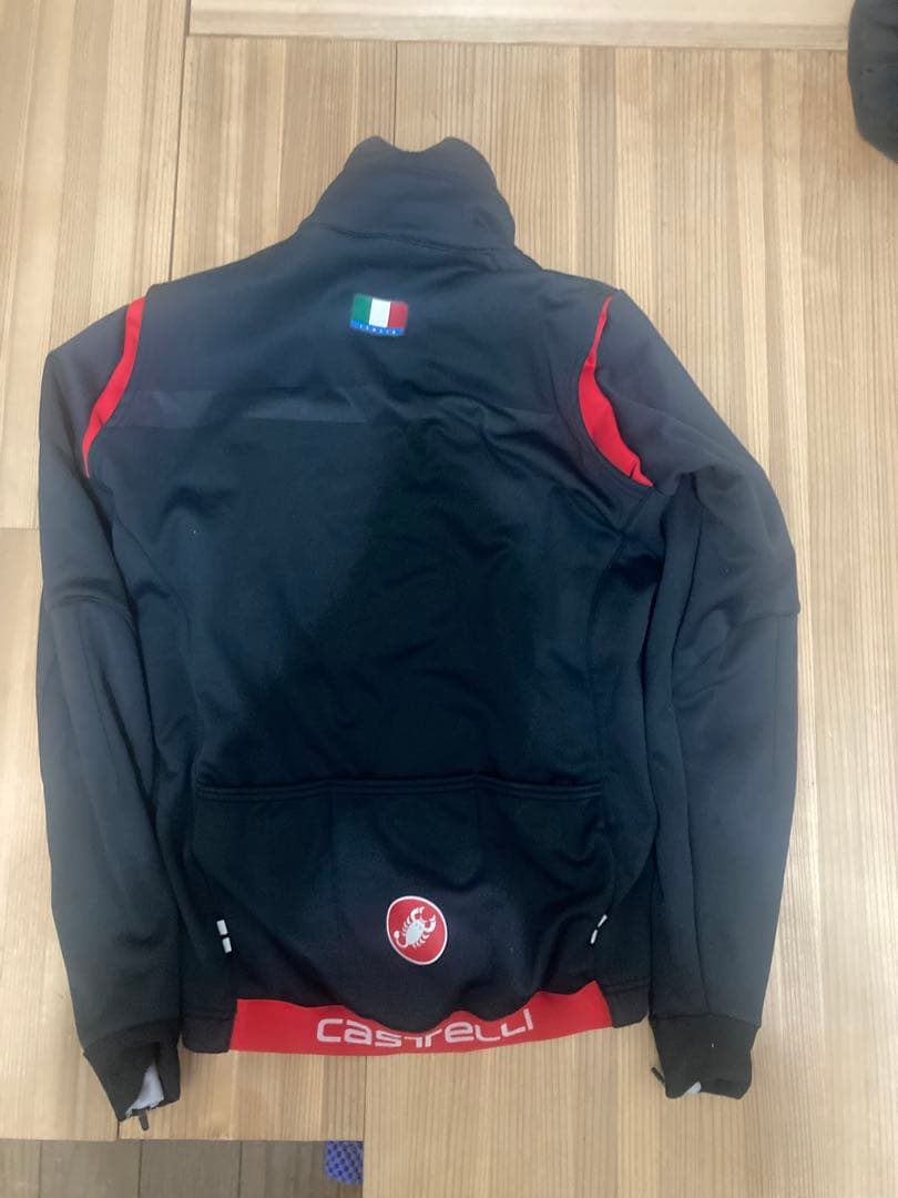 CASTELLI(カステリ) ROSSO CORSA 防風防寒ジャージ　サイズS