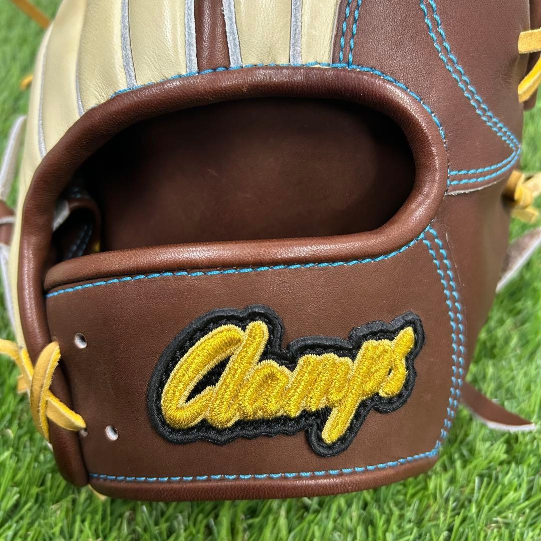 Clamps オーダー軟式硬式兼用　ショート用　ブラウン×クリーム