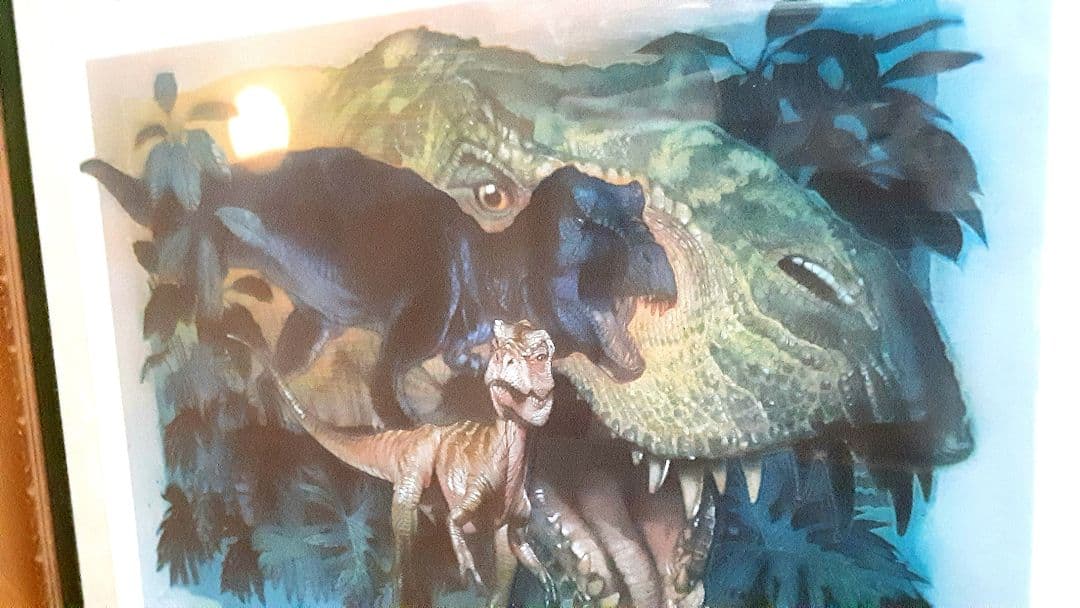 絵画　ドゥルー　ロストワールド　恐竜