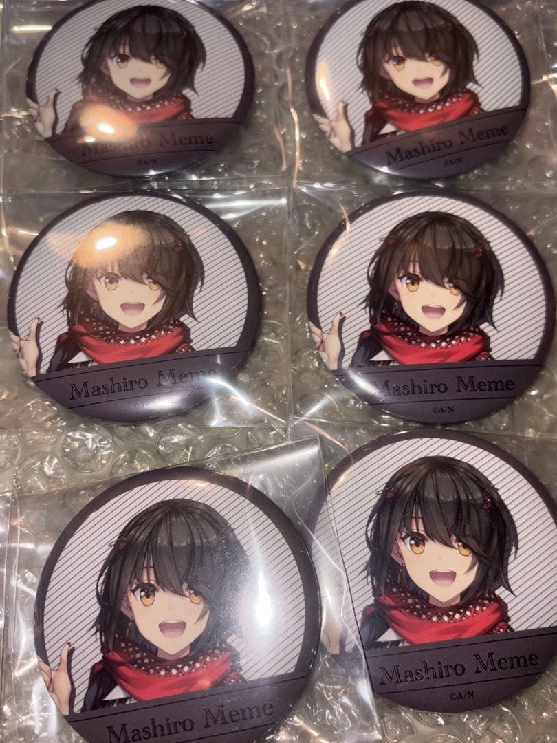 【2/16まで値下げ中】にじさんじ ましろ爻 缶バッジまとめ売り