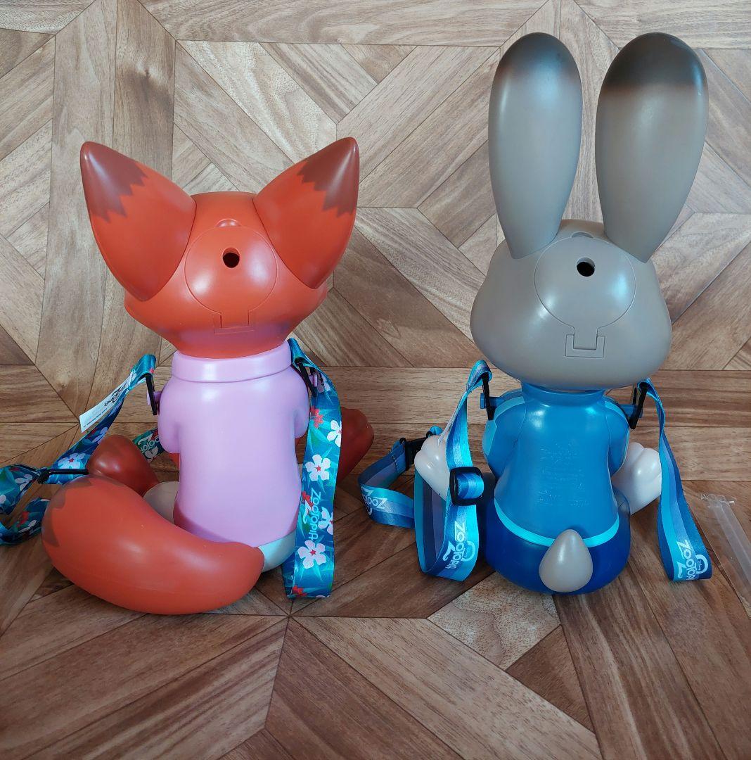 【台湾限定】ズートピア2　ニック　ジュディ　ドリンクホルダー　セット