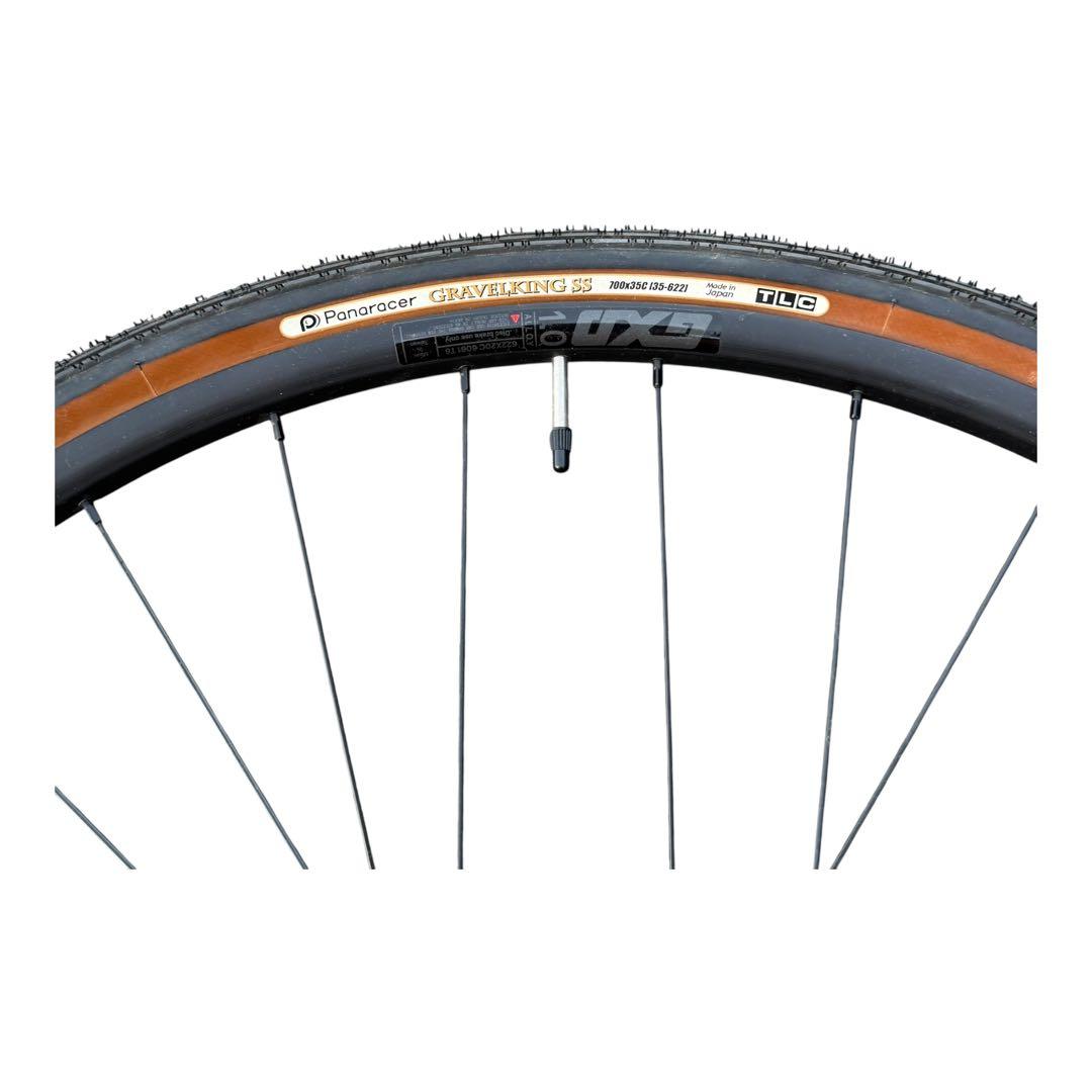 ディスクブレーキ用ロード／グラベルホイールセット 700×35C タイヤ付き