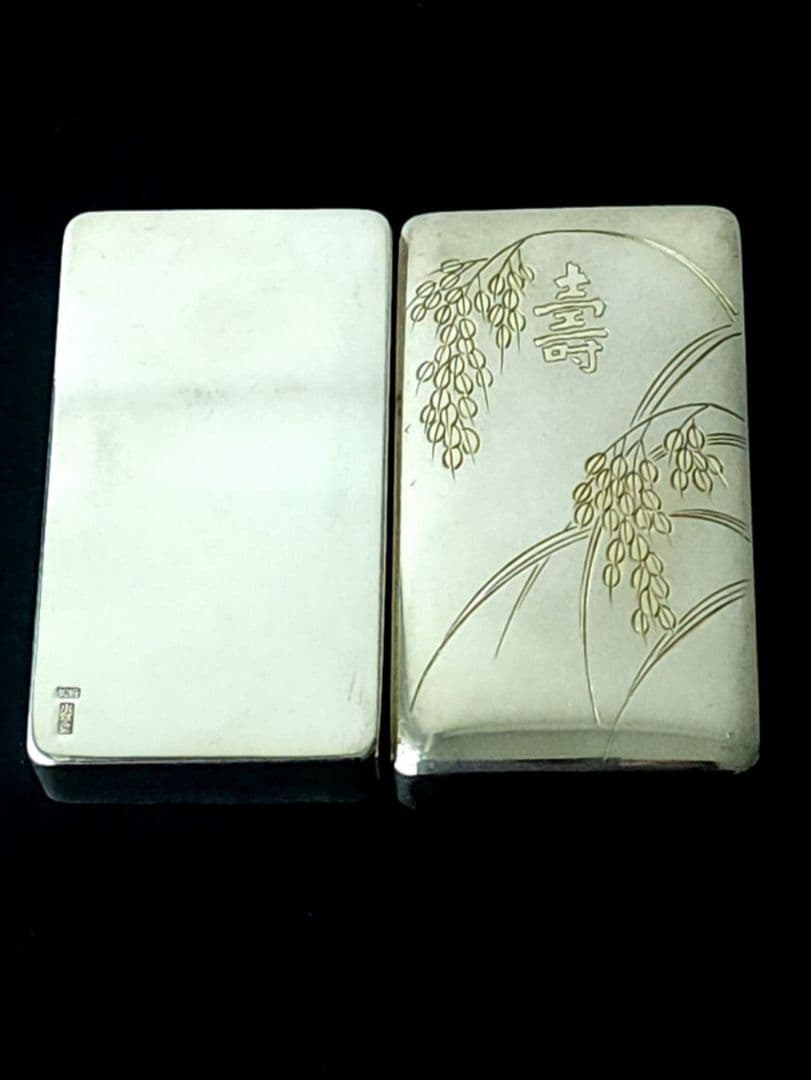 7BK2 純銀 小林造 壽 昭和甲戌秋 ボンボニエール 銀製 86.7g