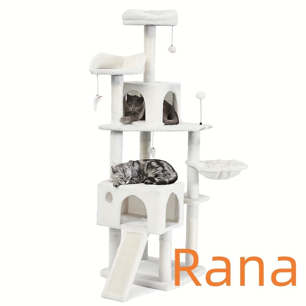 【省スペース】猫用ツリー 170cm スリム 高さ 大型猫用 猫タワー