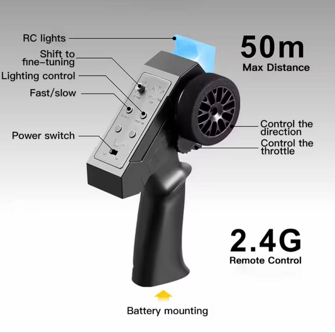 ZWN 1:12 フルスケール RC カー MN82 pro