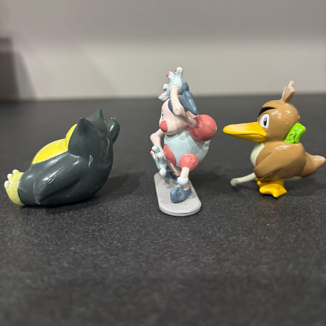 レア✴︎希少美品【カモネギ　カビゴン　バリヤード】モンコレ　初期　フィギュア