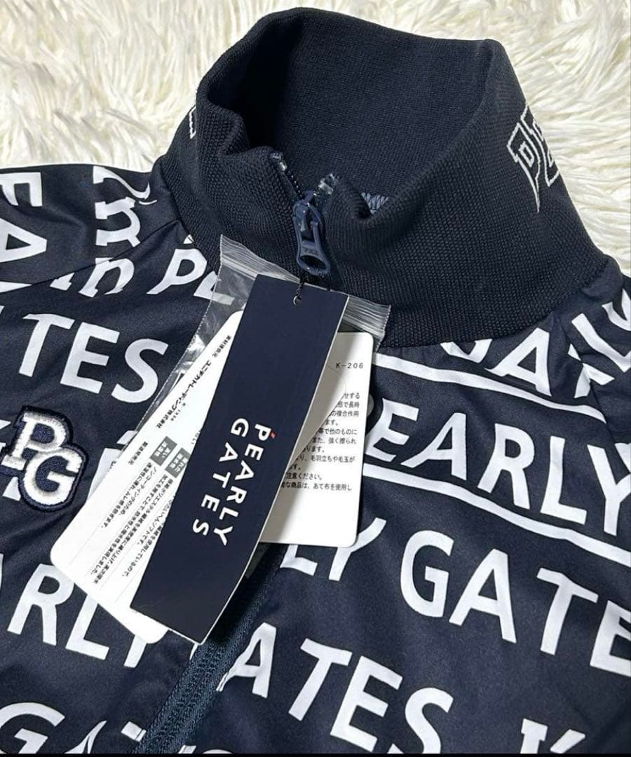【新品未使用タグ付】⭐️I'm PEARLYGATES総柄 撥水スニードブルゾン⭐️