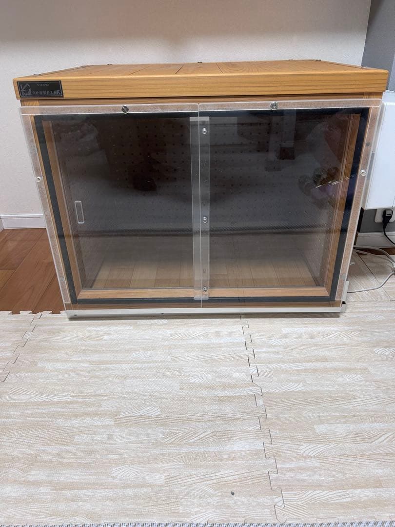 犬小屋製作工房Ｋ／天然木ケージ（ロスナイ付き）送料込み