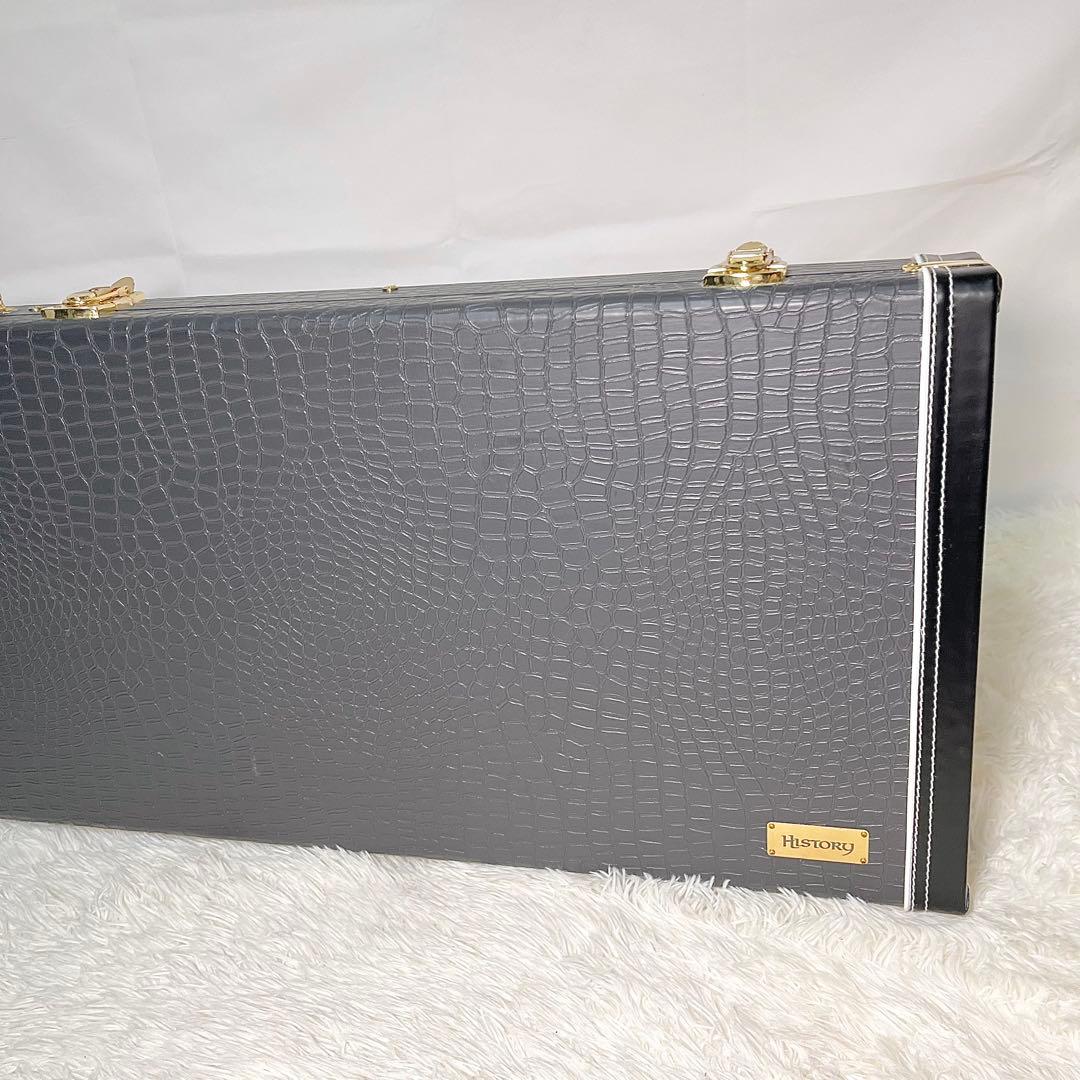 【美品】History 鰐革風 ベース用ハードケース