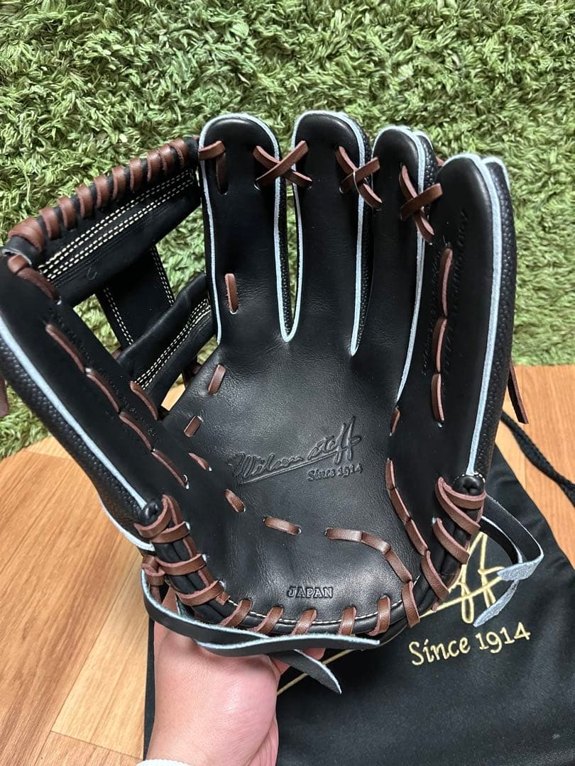 35%オフ⚫︎ウィルソンスタッフデュアル 硬式内野手用グラブ 87型 ブラックSS