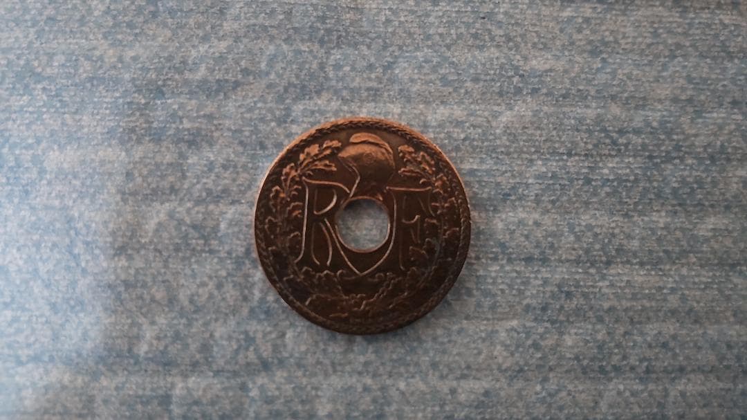 仏領インドシナ 1/2セント銅貨