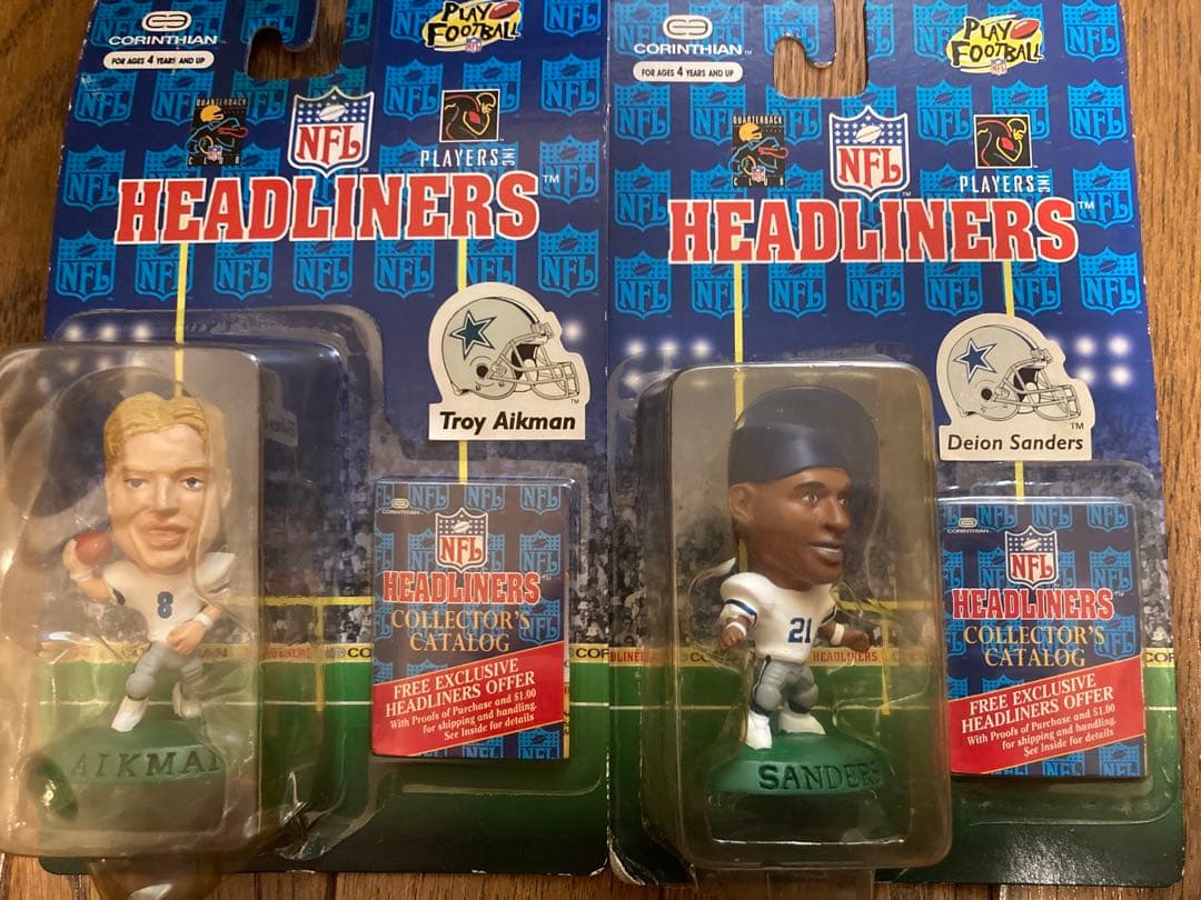 NFL ヘッドライナーズ フィギュア 7体セット ダラスカウボーイズ