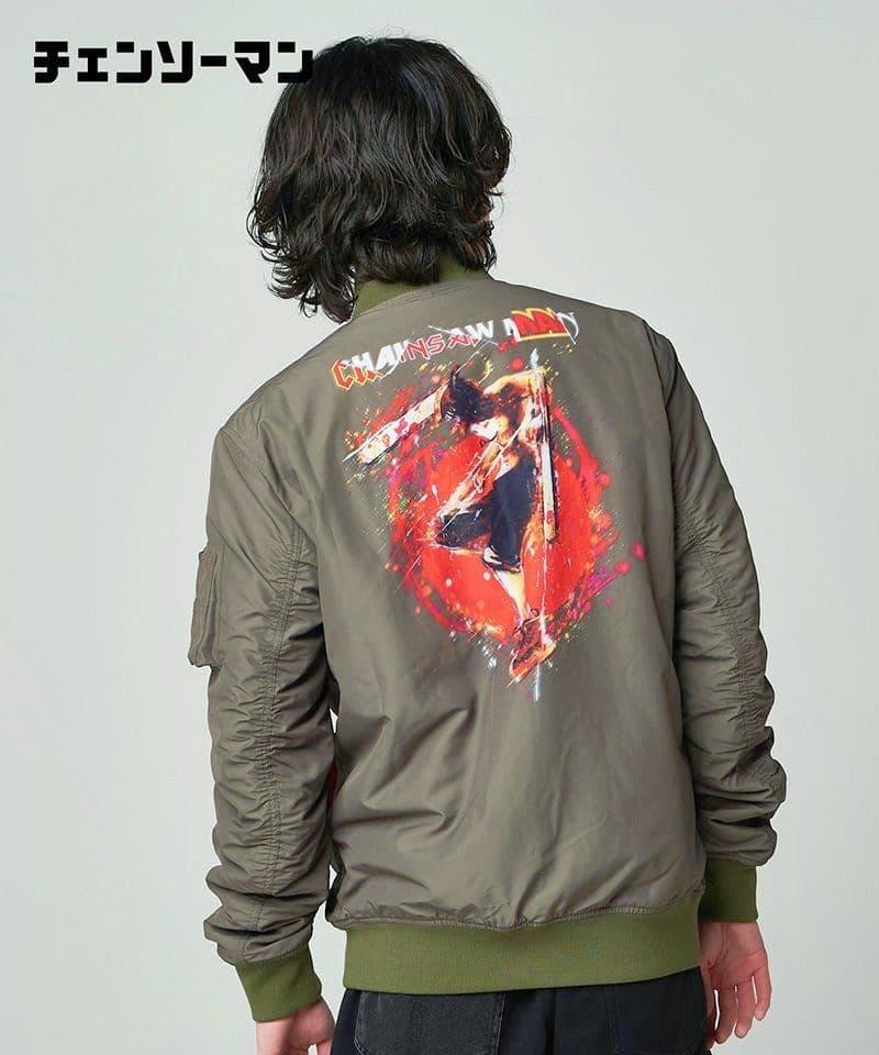 チェンソーマン glamb チェンソーデビル MA-1ジャケット 一番くじ レゼ