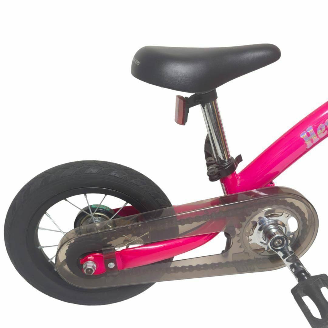 美品　へんしんバイク2 　12インチ 自転車 ピンク