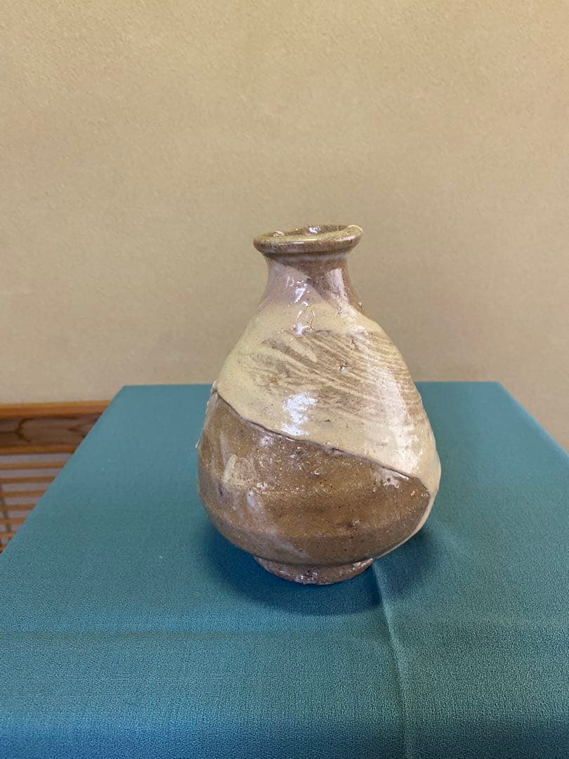 茶道具/花入 森岡成好 粉引花入