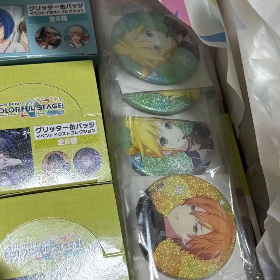 プロセカ　グリッター缶バッジ イベントイラストコレクション 43 A C 44