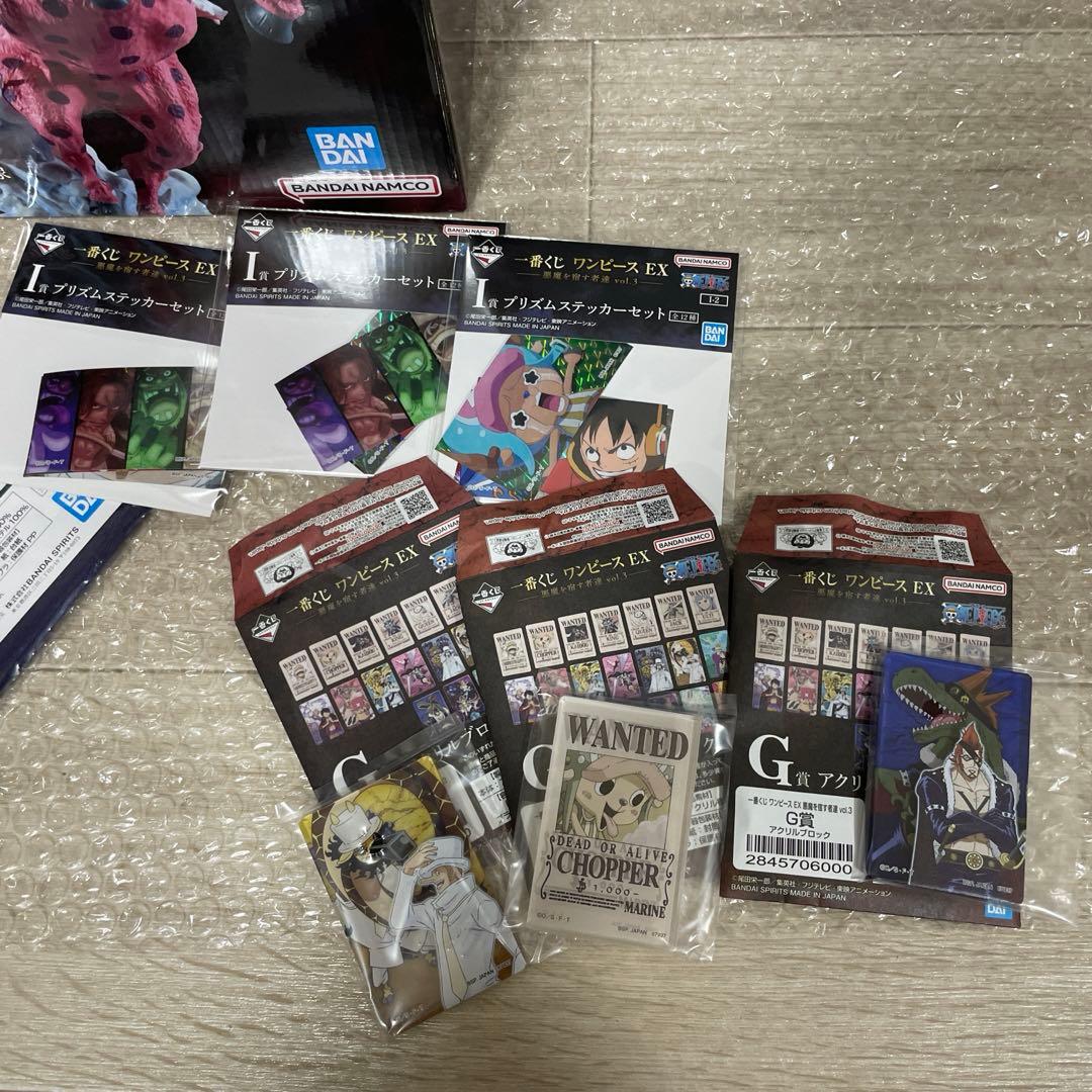 一番くじ　万代 ワンピース　EX 悪魔を宿す者達　C賞　H賞　G賞　I賞