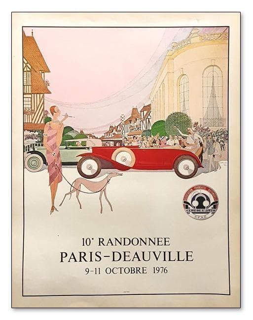 額装済/パリ ドーヴィル　1976（作者不明）/アートポスター