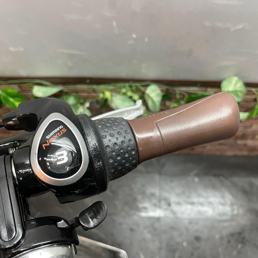 【8】電動自転車 Panasonic ビビ DX ブラウン 26インチ