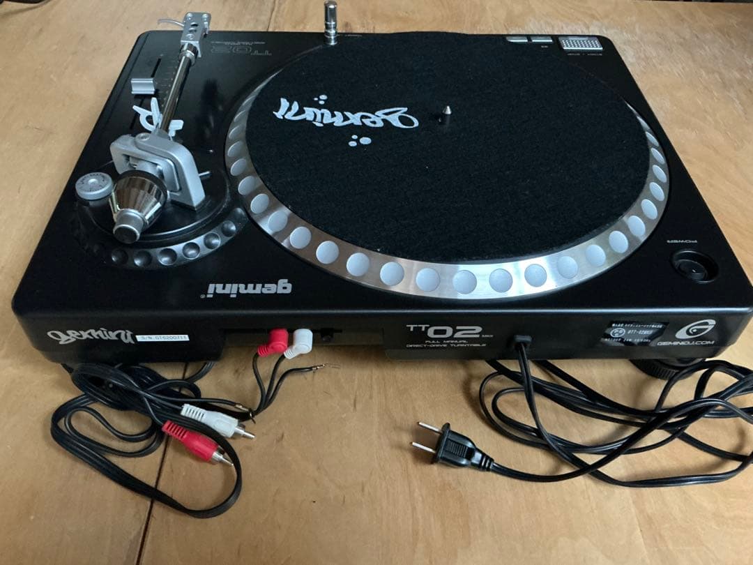 gemini TT02 ジェミナイ ターンテーブル カートリッジ付属