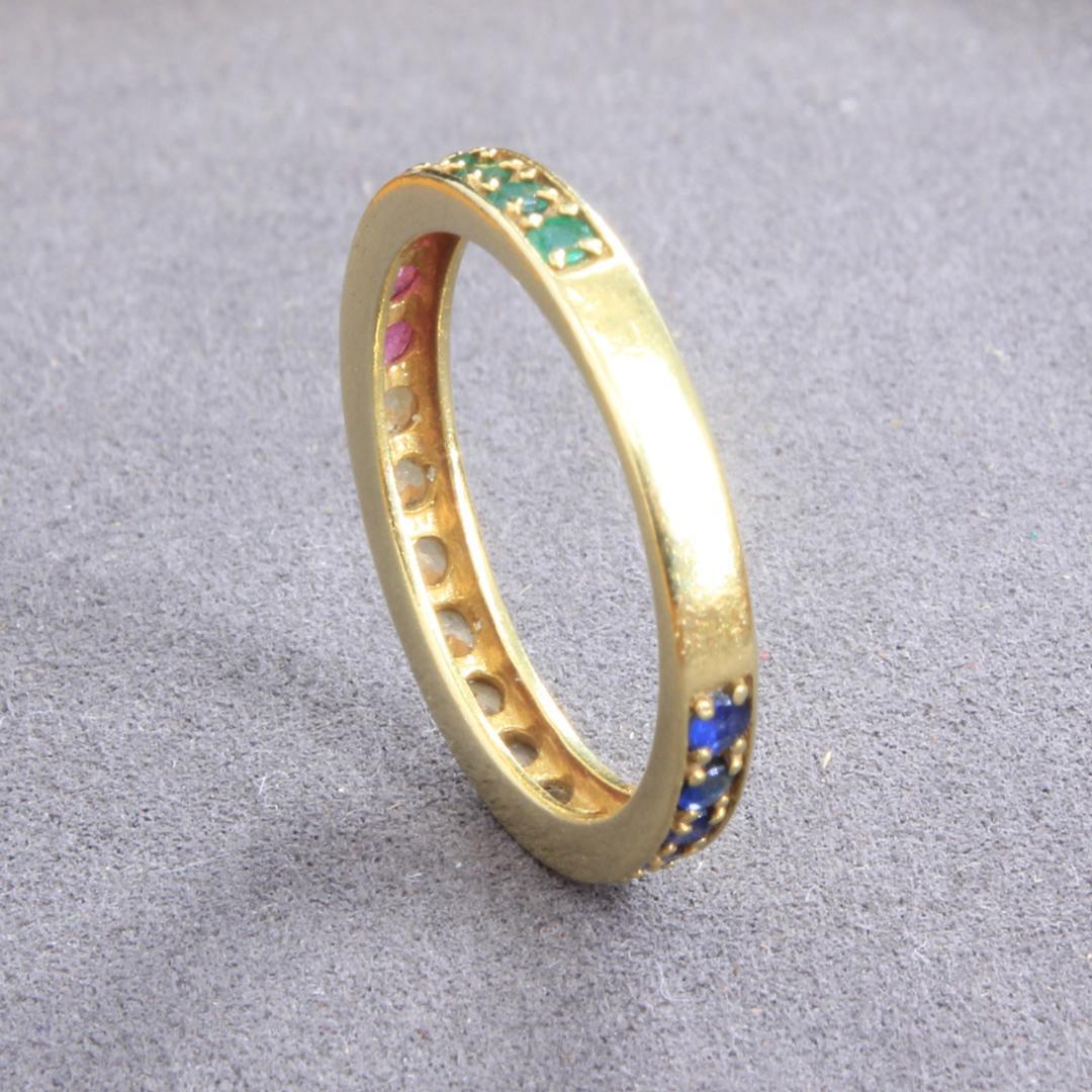 【アンティーク】エタニティリング（K18）16号【J36520】