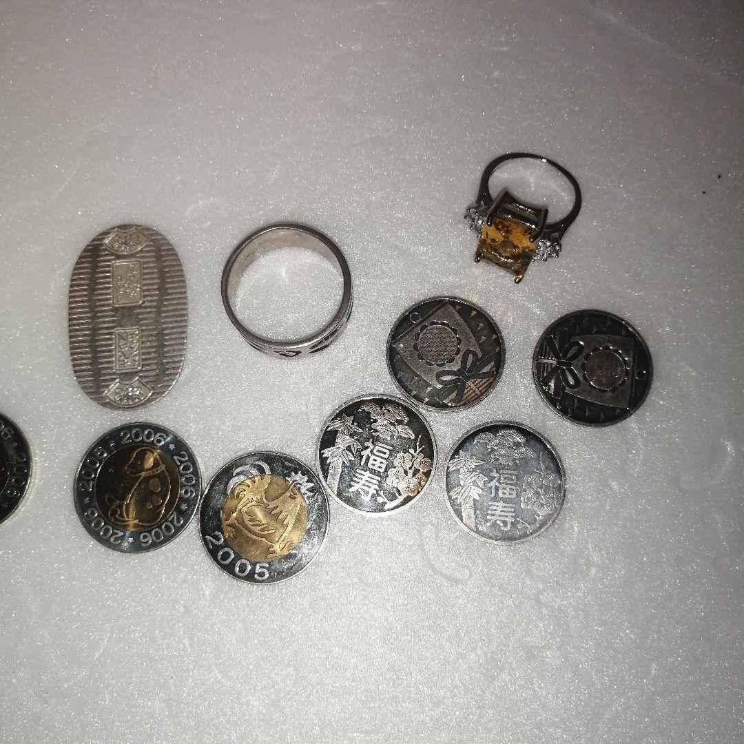 銀製　10点　セット　小判　メダル　アクセサリー　56g