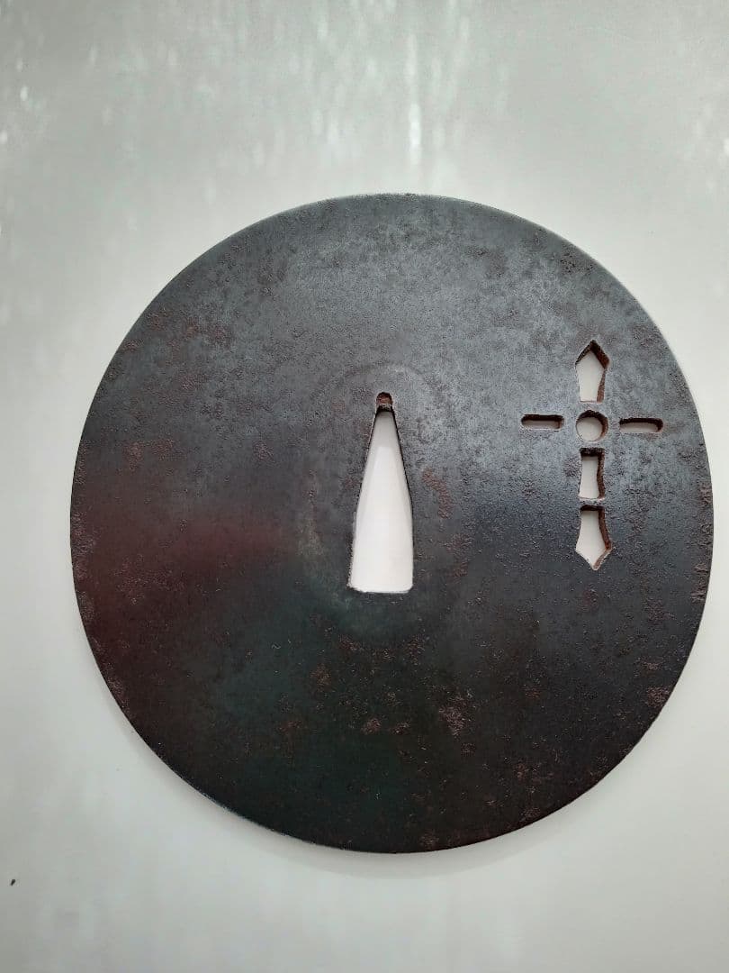 刀匠鐔（キリシタン鍔）　江戸時代初期