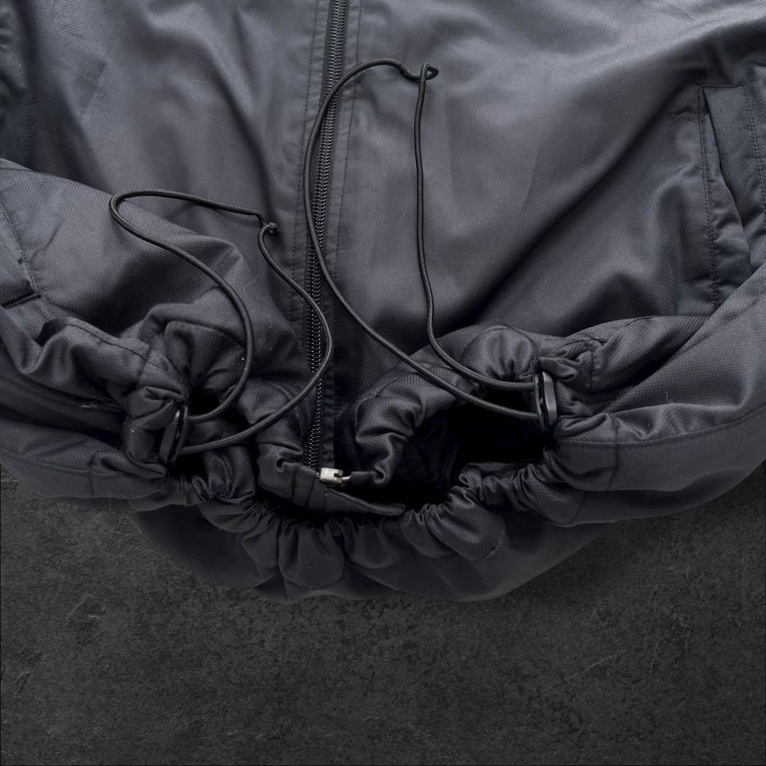 00s nike 短丈 マンチェスターU ナイロンジャケット　ドローコード　L