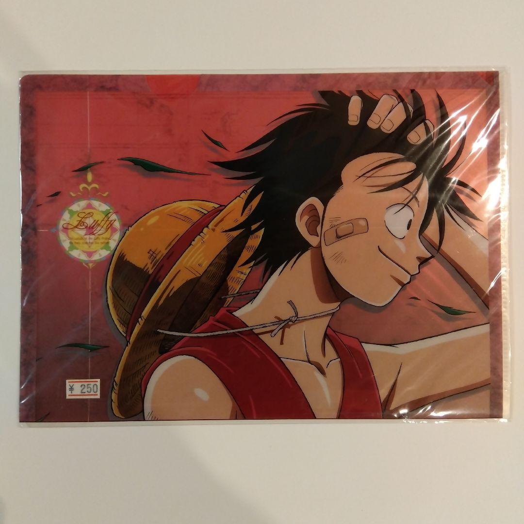 ONEPIECE ルフィ B5 クリアファイル 当時物 希少 レア 呪われた聖剣