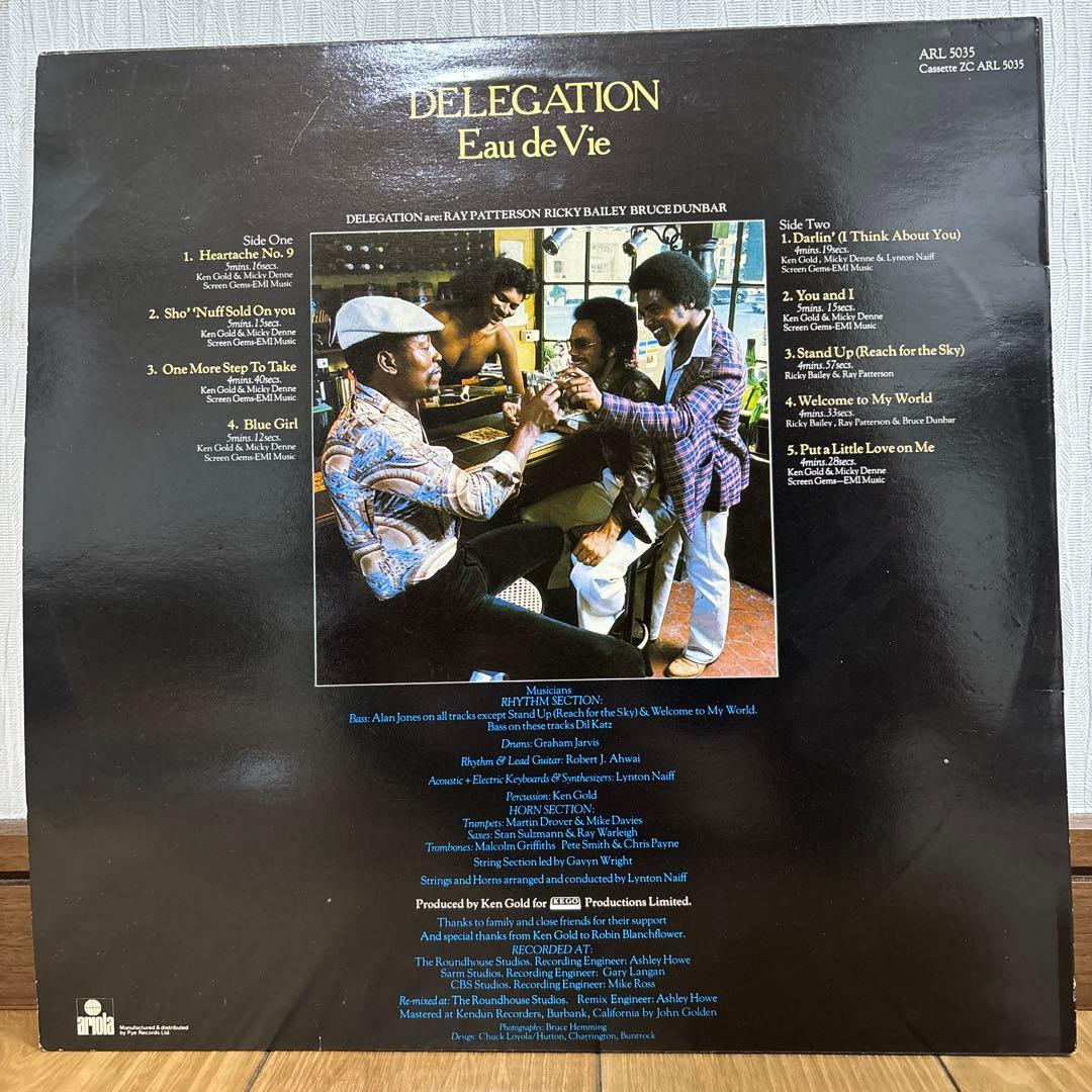 UKオリジナル盤 Delegation Eau De Vie レコード LP