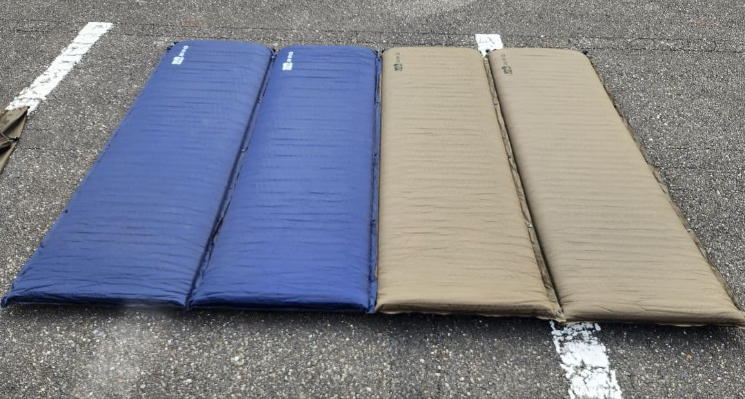 WAQ ワック インフレータブルマット　8cm 2個セット ネイビー