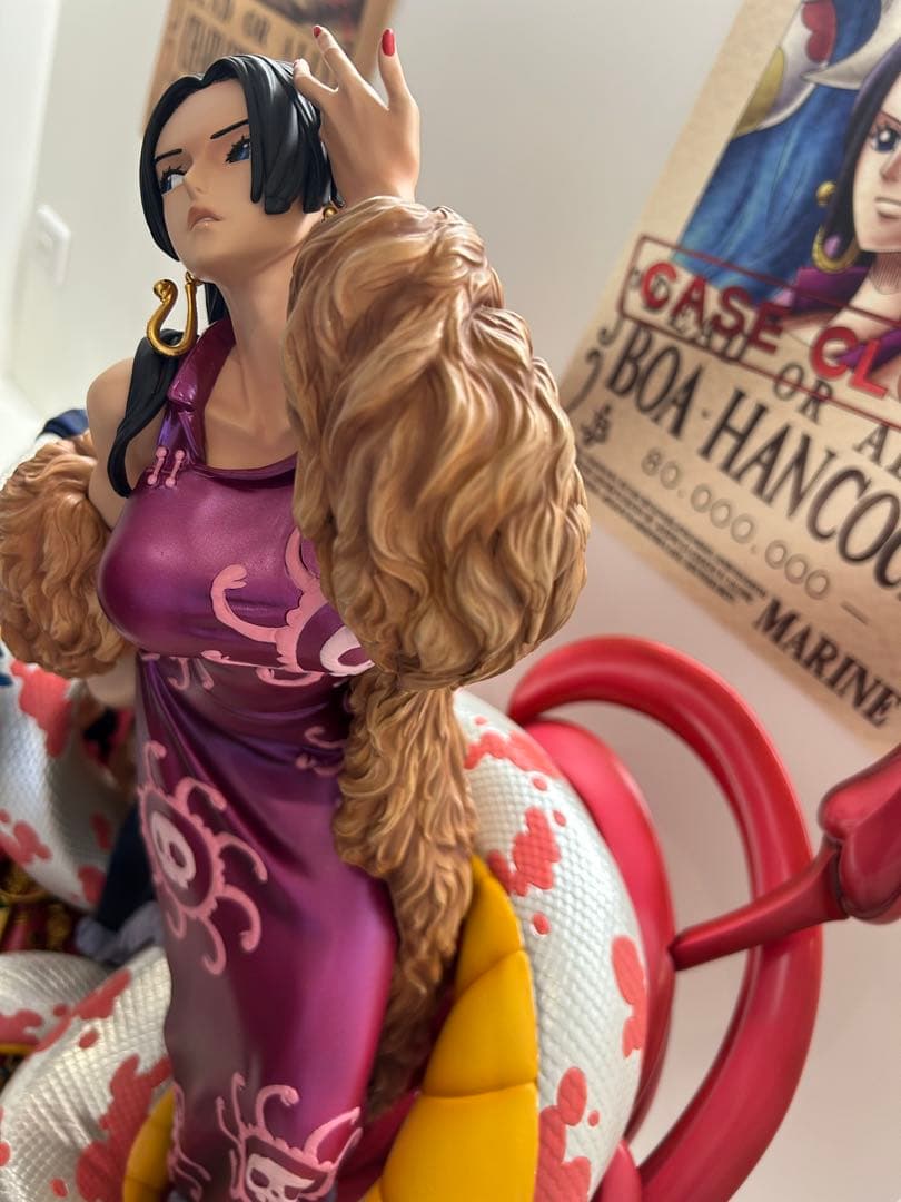 ワンピース　ログコレクション　ハンコック　大型スタチュー