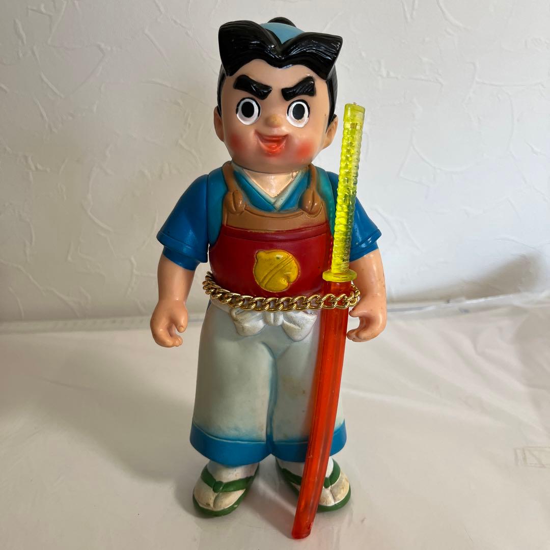 ⚠️レア　赤胴鈴之助　パチソフビ　無版権　昭和レトロ　ヴィンテージ