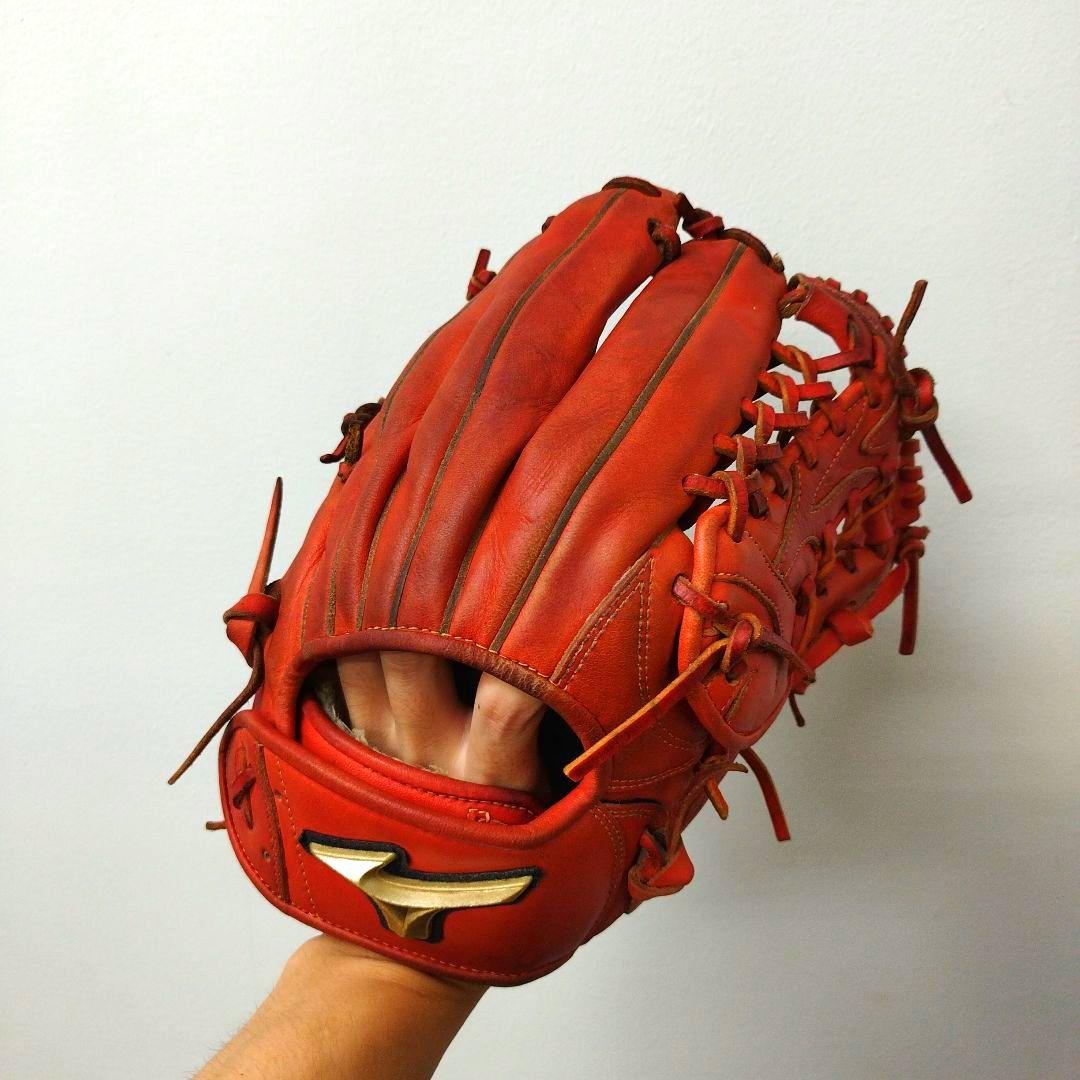 619 ミズノ グローバルエリート 即戦力 型良 軟式 外野手用グローブ