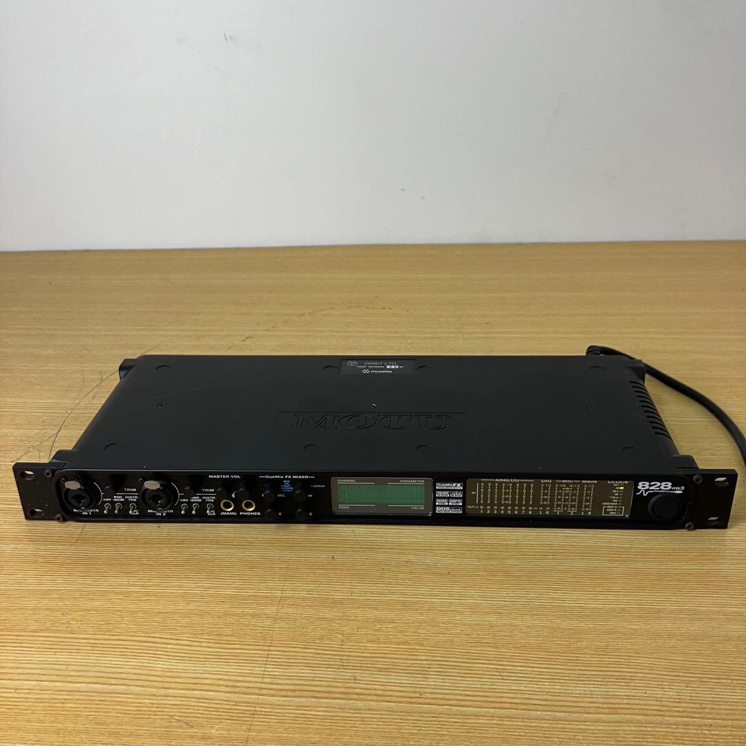 MOTU 828mk3 オーディオインターフェース