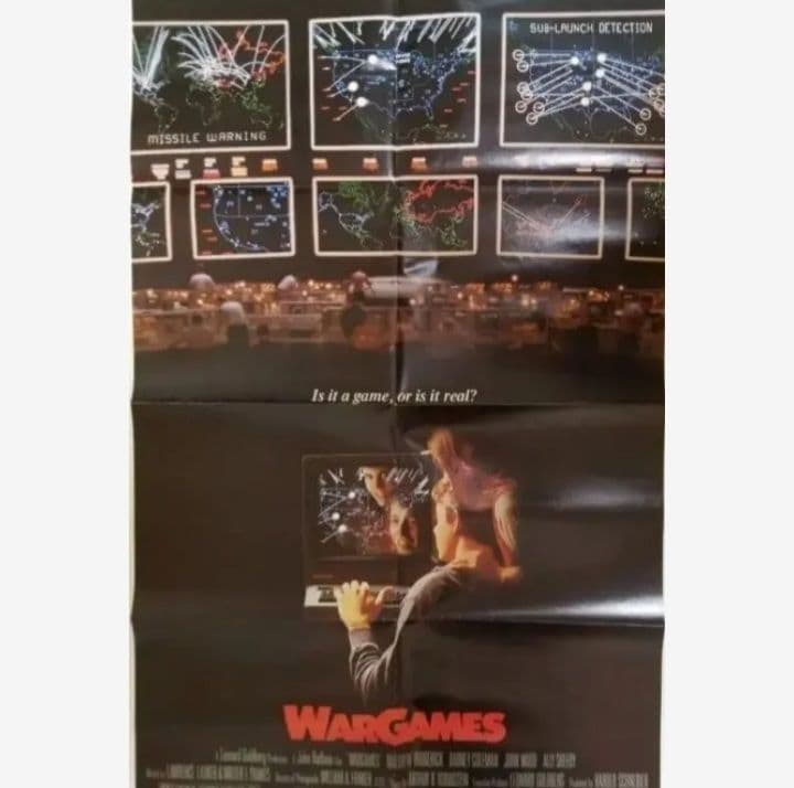 ウォー・ゲーム　　スター・ファイター　超貴重　　映画ポスター