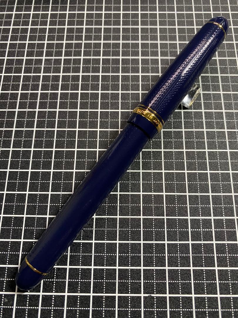 PILOT CUSTOM74 Dark-Blue 網目　万年筆　字幅M