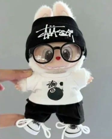 ラブブ 17cm ぬいぐるみ服 5点セット HAPPINESS　ケース付き