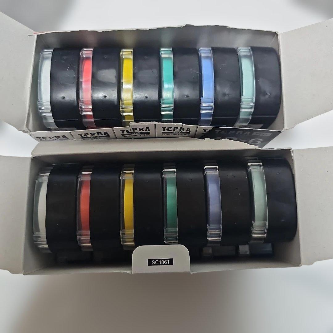 TEPRA PRO テープカートリッジ 18mm 6個セット×2