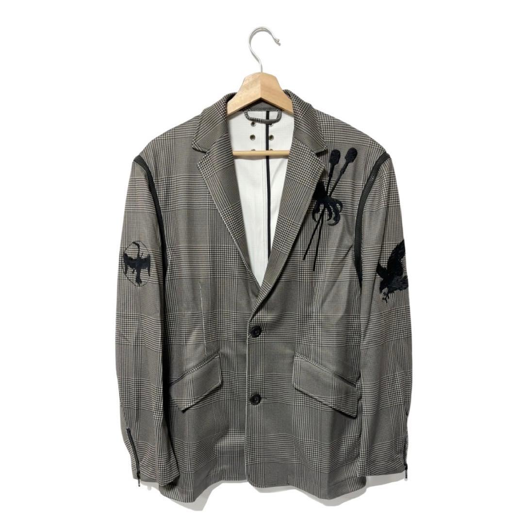 新品 ラッセルノ ゴルフ 2Way テーラード ジャケット グレン チェック L