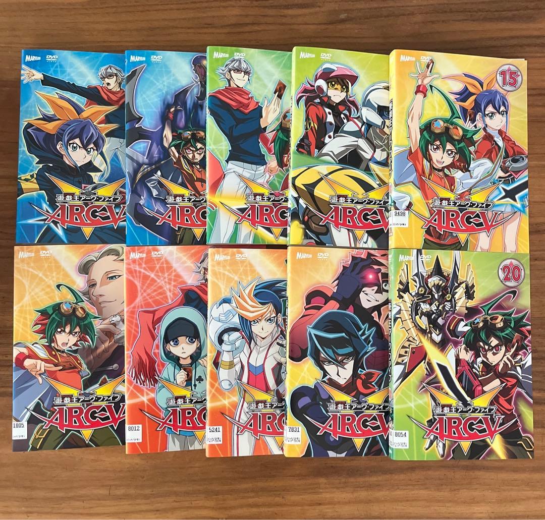 【ジャケットなし】遊☆戯☆王 ARC-Ⅴ DVD 全37巻　遊戯王アークファイブ